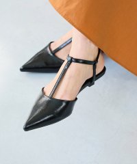 welleg/ウェレッグ welleg ポインテッドトゥ Tストラップ ローヒール パンプス/507909044