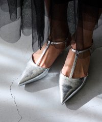 welleg/ウェレッグ welleg ポインテッドトゥ Tストラップ ローヒール パンプス/507909044