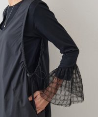 BEARDSLEY/チェックチュールスリーブTシャツ/507909061