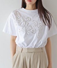 J by blue/ジェーバイブルー J by blue コード刺繍Tシャツ/507909264