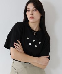 J by blue/ジェーバイブルー J by blue ハート箔プリントTシャツ/507909265