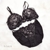 PINK PINK PINK/ピンクピンクピンク PINK PINK PINK ノンワイヤー サイドベールレース ブラ＆ショーツセット 【返品不可商品】/507909293