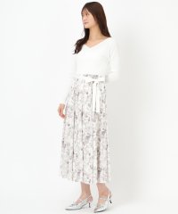 MISCH MASCH/ミッシュマッシュ MISCH MASCH 2025春夏新作 カシュクールフラワー柄ドッキングワンピース/MM517405/507909366