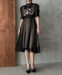 aity/アイティ aity フラワーレースオーガンジーフレアドレス 結婚式 二次会 成人式 同窓会 パーティードレス オケージョンドレス お呼ばれワンピース/507909519