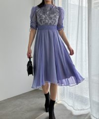 aity/アイティ aity フラワーレースオーガンジーフレアドレス 結婚式 二次会 成人式 同窓会 パーティードレス オケージョンドレス お呼ばれワンピース/507909519