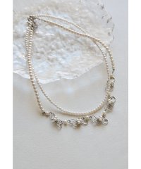 niana/ニアナ niana 3wayパールメタル2連ネックレス 結婚式 二次会 同窓会 お呼ばれ 重ね付け オケージョン フォーマル/507909534