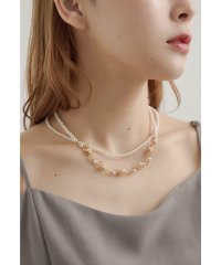 niana/ニアナ niana 3wayパールメタル2連ネックレス 結婚式 二次会 同窓会 お呼ばれ 重ね付け オケージョン フォーマル/507909534