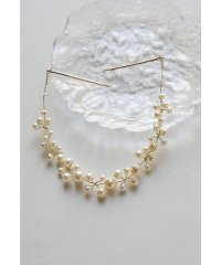niana/ニアナ niana ボリュームパールヘッドドレス 結婚式 二次会 同窓会 お呼ばれ オケージョン ウェディング ヘアアクセサリー ヘアピン/507909538