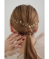 niana/ニアナ niana ビジューフラワーパールヘッドドレス 結婚式 二次会 同窓会 お呼ばれ オケージョン ウェディング ヘアアクセサリー ヘアピン/507909540