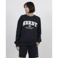 NERDY/ノルディ NERDY OUTLINE ARCH LOGO SWEATSHIRT 　アウトラインアーチロゴスウェットシャツ（メランジェホワイト）/507909986