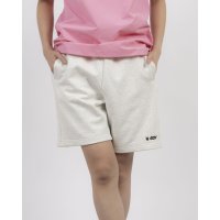NERDY/ノルディ NERDY ESSENTIAL SWEAT HALF PANTS 　エッセンシャルスウェットハーフパンツ（メランジグレー）/507910003