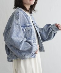 VENCE　EXCHANGE/デニムノーカラーGジャン/507712209
