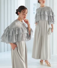 RUIRUE BOUTIQUE/ルイルエブティック RUIRUE BOUTIQUE シアーカットジャカードコンビパンツドレス/507887074