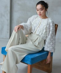 RUIRUE BOUTIQUE/ルイルエブティック RUIRUE BOUTIQUE 【ストレッチ】華やぎセットアップドレス 立体レースボレロ/オールインワン/507887078