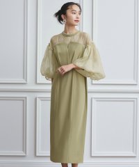 RUIRUE BOUTIQUE/ルイルエブティック RUIRUE BOUTIQUE ボリュームスリーブ＆ビスチェタイトワンピースドレス/507887081