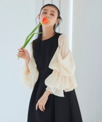 RUIRUE BOUTIQUE/ルイルエブティック RUIRUE BOUTIQUE ボリュームブラウジングスリーブ＆フレアワンピースドレス/507887082