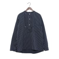 modAS/モダス modAS モダス フィッシャーマンシャツ 長袖シャツ トップス カジュアル きれいめ ストライプ シンプル modAS FISHERMAN SHIRT/507900052