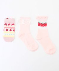 anyFAM（KIDS）/【3点セット】ソックス （イチゴ）/507911307