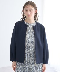 YECCA VECCA/イェッカ ヴェッカ YECCA VECCA バックギャザー異素材MIXジャケット/507912245