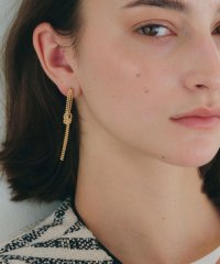 YECCA VECCA/イェッカ ヴェッカ YECCA VECCA ノットボールチェーンピアス/507912258