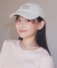 earth music&ecology/アースミュージックアンドエコロジー earth music&ecology メッセージ刺繍パイルキャップ/507912374