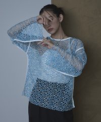 miette/メランジメッシュトップス/507912408