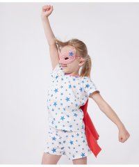 PETIT BATEAU/半袖パジャマ（アイマスク＆マント付き）/507912674