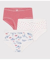 PETIT BATEAU/ハイウェストショーツ３枚組/507912750
