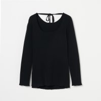 HELIOPOLE/BACK RIBBON RIB KNIT/507912797