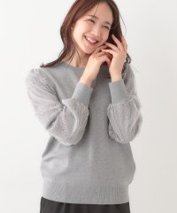SHOO・LA・RUE　DRESKIP/シューラルー／ドレスキップ SHOO・LA・RUE/DRESKIP 袖刺繍レース切り替えニット/507912974