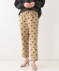 SHOO・LA・RUE　DRESKIP/シューラルー／ドレスキップ SHOO・LA・RUE/DRESKIP フロッキードット デニム調テーパードパンツ/507912976