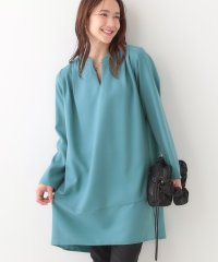 SHOO・LA・RUE/【体型カバー/洗える】なめらかなタッチが心地よい チュニックワンピース/507912977