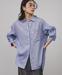 サロン　アダム　エ　ロペ/【WEB限定】ヨーロピアンフラックスリネンオーバーシャツ/507912995