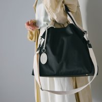 TOPKAPI/トプカピ TOPKAPI 【TREASURE TOPKAPI】ストライプハンドル ナイロン 2way トートバッグ A4対応/507913060