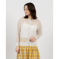 Pizzo Bianco/ピッツオ ビアンコ Pizzo Bianco ポリリネンカーディガン/507913303