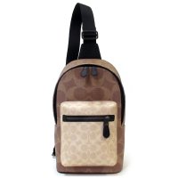 COACH/コーチ COACH コーチ バッグ メンズ COACH アウトレット ブロックド シグネチャー ウエストパック ショルダー ボディバッグ CAB60 QBQ61/507913334