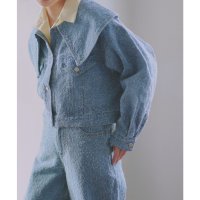 KOBE LETTUCE/コウベレタス KOBE LETTUCE ビッグカラーツイードデニムジャケット [K1360]/507913423