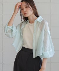 Bab/バブ Bab タックスリーブコンパクトシアーシャツブラウス/507913557