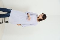 Bou Jeloud/ブージュルード Bou Jeloud 麻調袖リボンフOP/507913561