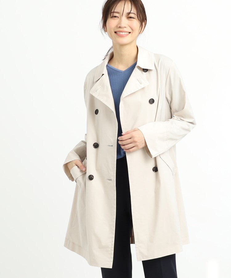 ヌーディなライトベージュのピーコート ピーコート(ベージュ)のファッション通販 - d fashion