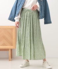 SHOO・LA・RUE　DRESKIP/歩くたび揺れる サテンプリーツスカート/507913648