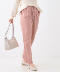 SHOO・LA・RUE/【洗える/SS－3L/美脚シルエット】綿ストレッチイージーテーパードパンツ/507913653
