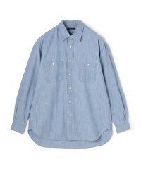TOMORROWLAND MENS/コットンダンガリー ダブルポケットシャツ/507913695