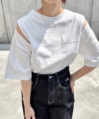 and　Me.../アンドミー andme 汗染み防止 カットアウト デザイン Tシャツ/507914441
