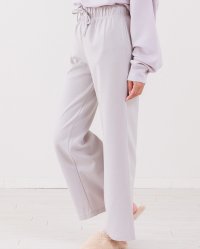 auni/アウニイ auni パジャマ レディース 冬 秋 スウェット ダンボールニット ジャージ ルームウェア ボトムス ワイドパンツ 腰紐 パンツ 部屋着 8338/507914609