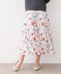  LAURA ASHLEY/【洗える／同柄アイテムあり】ローザリンド柄シフォンスカート/507914969