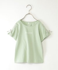 ikka kids/袖ギンガムレースアップTシャツ（120〜160cm）/507043357