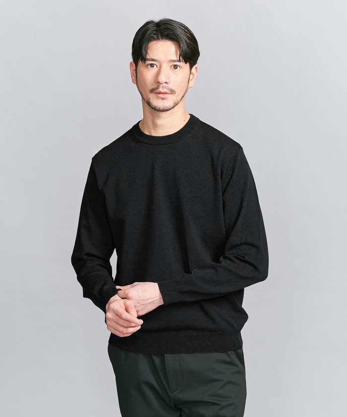 WEB限定 WARDROBE SMART】KOUKIN ハイゲージ ニット クルー