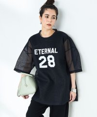 Rie Miller/ダンボールメッシュプリントTシャツ/507913682