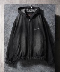 1111clothing/ワンフォークロージング 1111clothing オーバーダイ デニム フードブルゾン/507914227